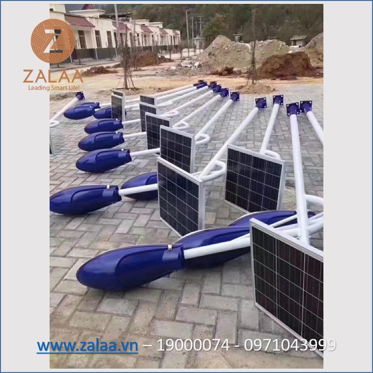 Đèn đường năng lượng mặt trời 100w lắp cột đèn đường 6-8m