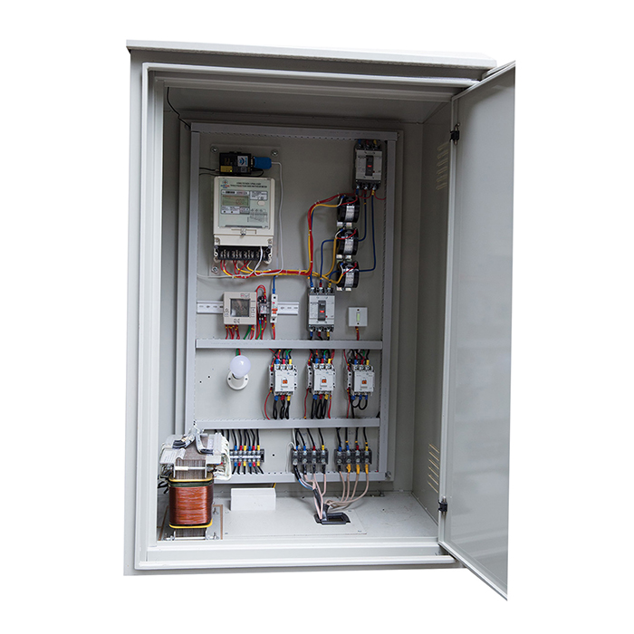 Bảng Điện Cửa Cột Đèn Gồm 4 Cực + 1 Aptomat 1 cực 6A-10A