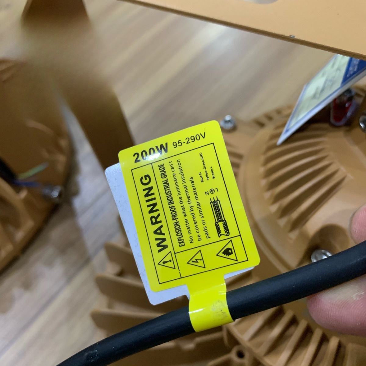 Đèn Highbay LED UFO chống cháy nổ 150W mã số ZHB-150SMD-CCN ZALAA