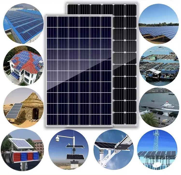 Tấm Pin Năng Lượng Mặt Trời Poly/Mono sử dụng cho Đèn Đường LED 30W-150W