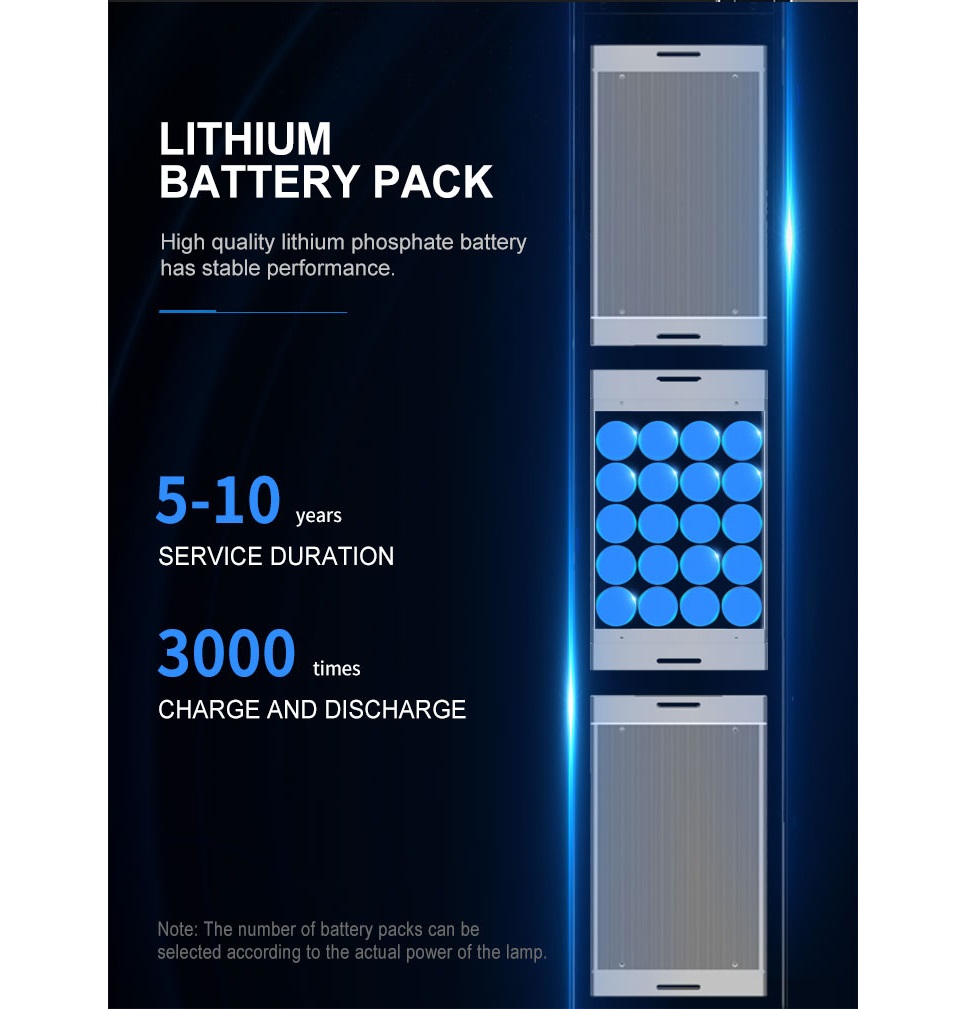 Cột Đèn Năng Lượng Mặt Trời Dọc Vertical Solar Light ZSR-05 30W H4,4M+2M