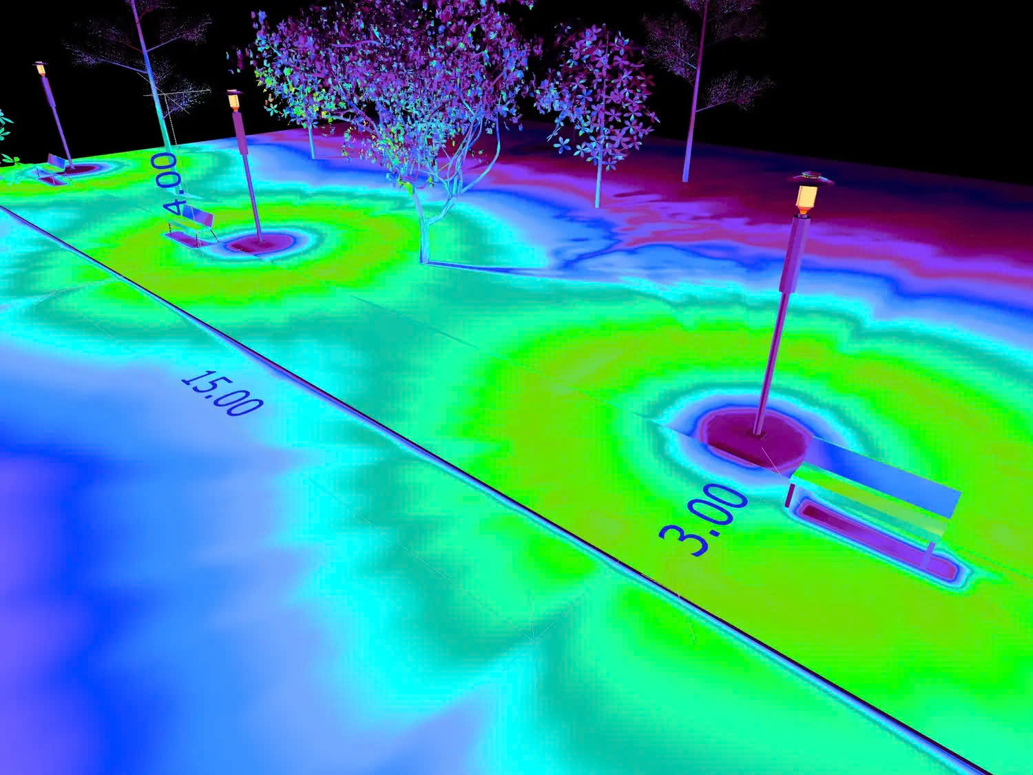 Trụ Cột Đầu Đèn Sân Vườn Jupiter Năng Lượng Mặt Trời Tấm Pin Dọc Vertical ZSR-2025 Smart City