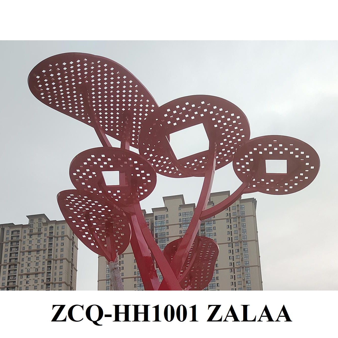Trụ Cột Đèn Cảnh Quan Trung Tâm Quảng Trường cao 8m-12m ZCQ-HH1001 ZALAA Fortune Tree Series