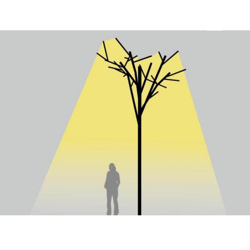 Trụ Cột Đèn Cảnh Quan Vườn Công Viên sinh thái cao 4m-6m ZCQ-HH1004 ZALAA Van Gogh Tree Series