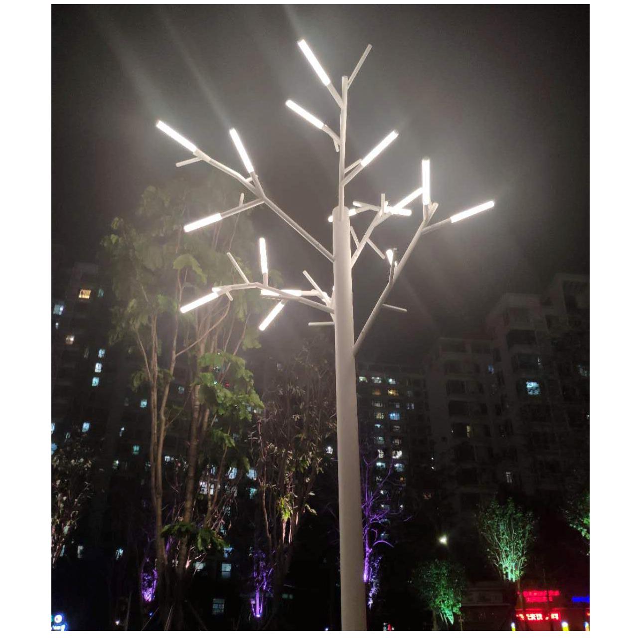 Trụ Cột Đèn Cảnh Quan Vườn Công Viên sinh thái cao 4m-6m ZCQ-HH1004 ZALAA Van Gogh Tree Series