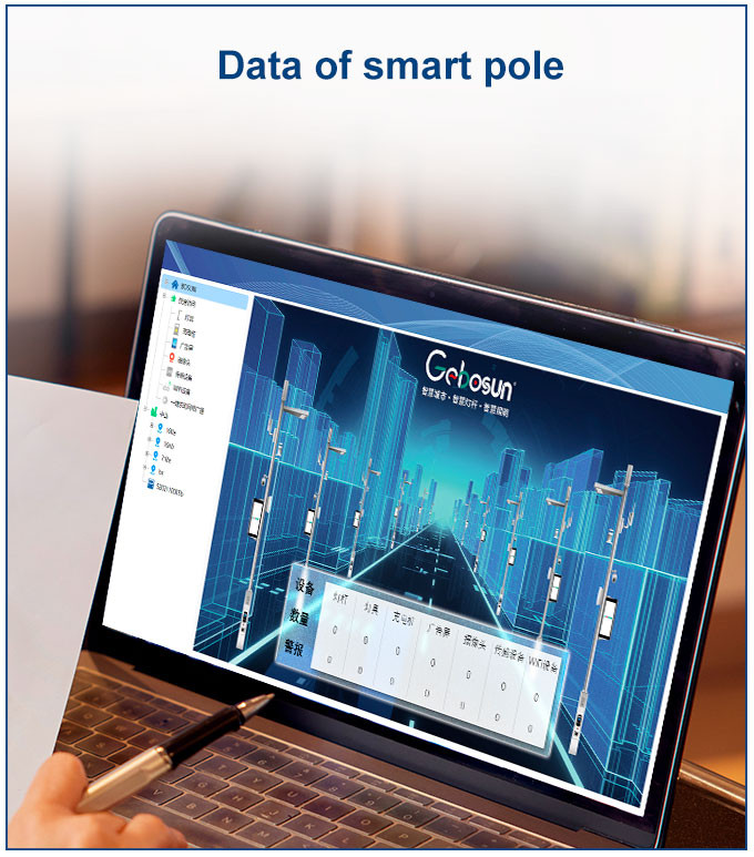 Trụ Cột Thông Minh ZBS-Smart Pole 02 ZALAA OEM/ODM cho Thành Phố hiện đại mới