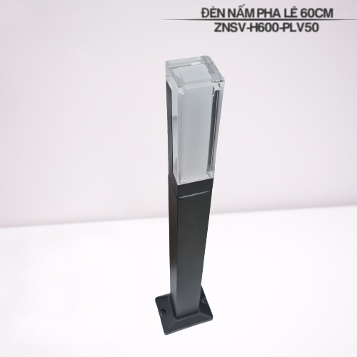 Trụ Đèn LED Sân Vườn 10W Pha Lê Cao 60cm - Mã sản phẩm ZNSV-H600-PLV50