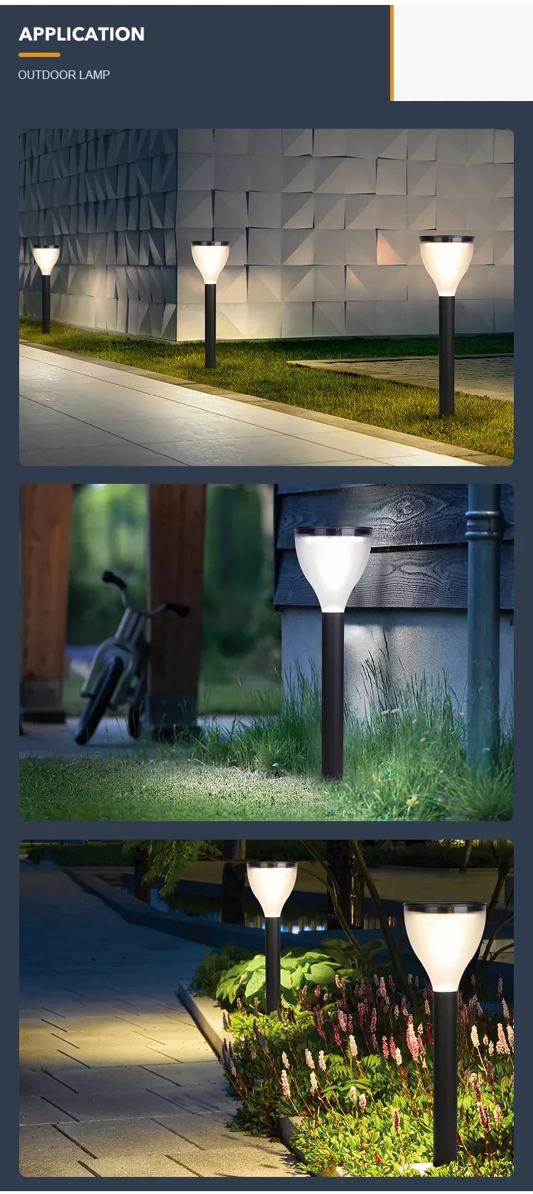 Trụ Đèn LED Trang Trí Sân Vườn Năng Lượng Mặt Trời ZALAA ZG-CPD4804