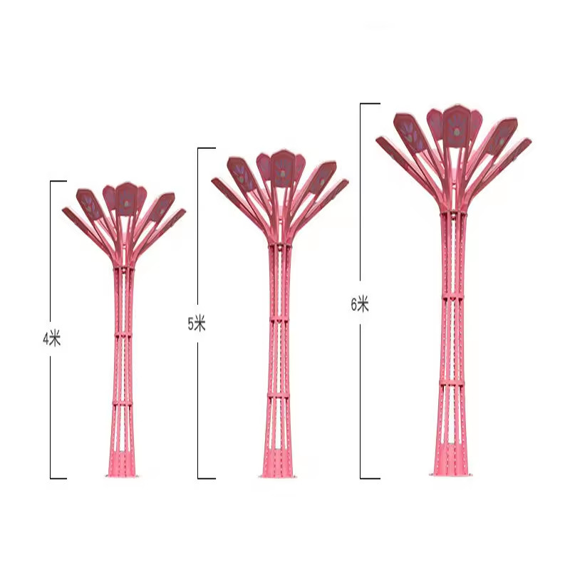 Trụ Đèn Trang Trí Rgb ZALAA Chiếu Sáng Cho Dự Án Công Viên Ánh Sáng Kiểu Hoa Ly - LED Tree Lights