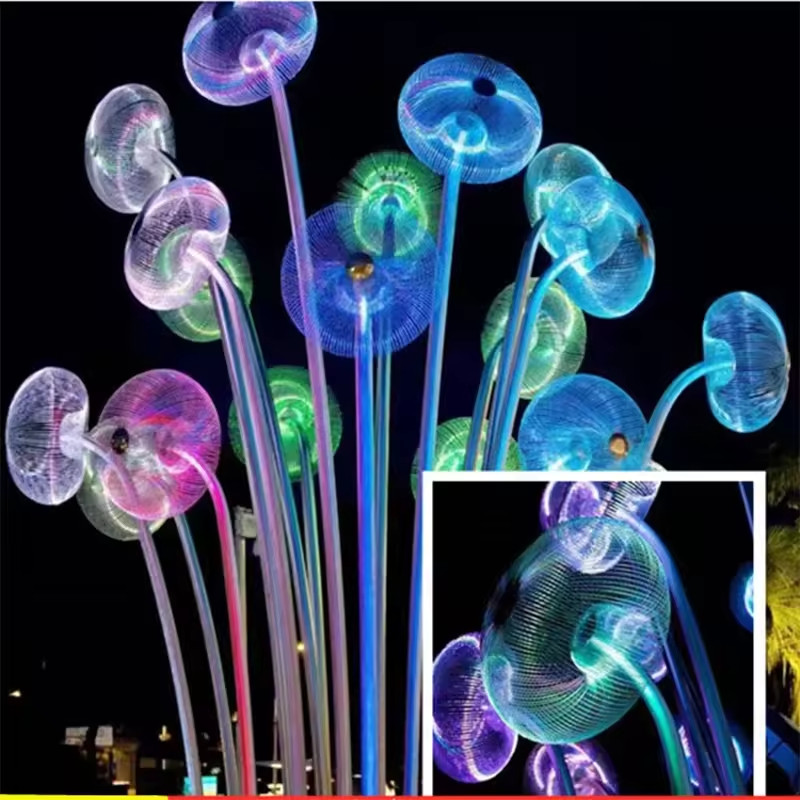 Chùm Cột Đèn ZALAA Kiểu Dáng Khóm Hoa Ánh Sáng Đẹp Lạ - Giải pháp chiếu sáng nghệ thuật cho sân vườn Khu đô thị, Công viên