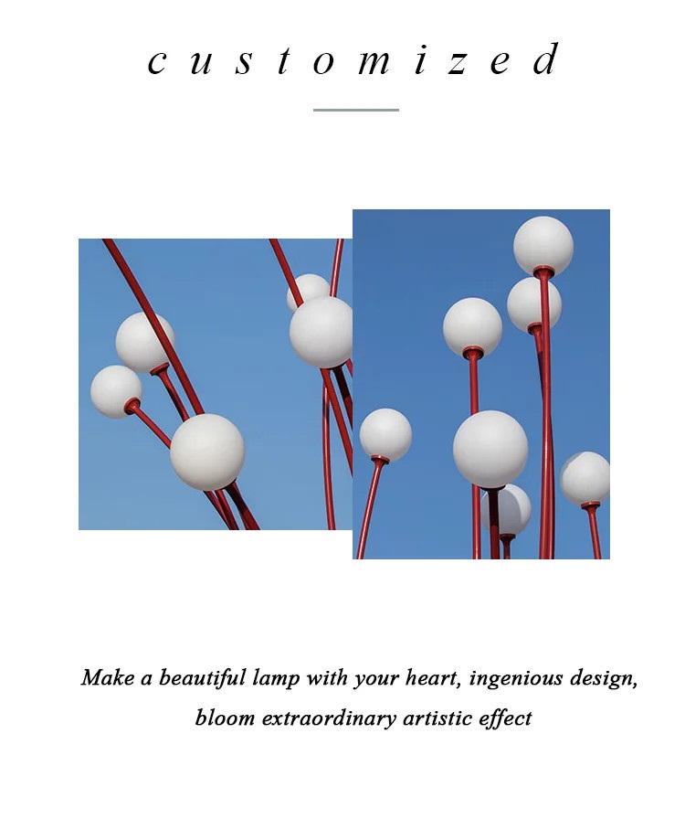 Chùm Cột Đèn ZALAA Trang Trí Chiếu Sáng Nghệ Thuật Địa Điểm Checkin, Công viên sân vườn, Khu đô thị mới