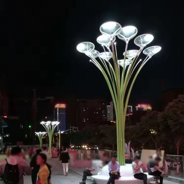 Chùm Cột Đèn ZALAA Trang Trí Chiếu Sáng Sân Vườn Dự Án Khu đô thị mới, Công viên, Khuôn viên..