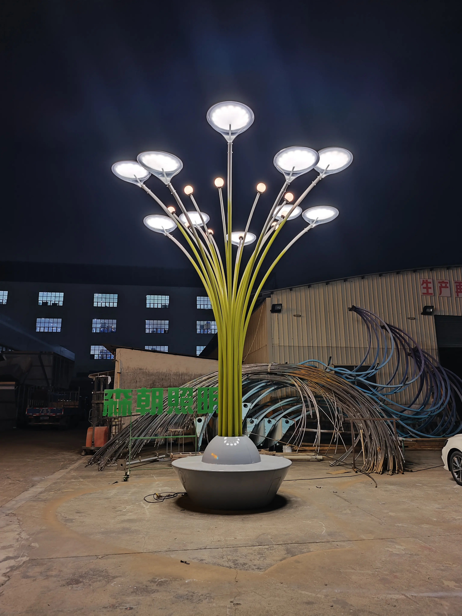 Chùm Cột Đèn ZALAA Trang Trí Chiếu Sáng Sân Vườn Dự Án Khu đô thị mới, Công viên, Khuôn viên..