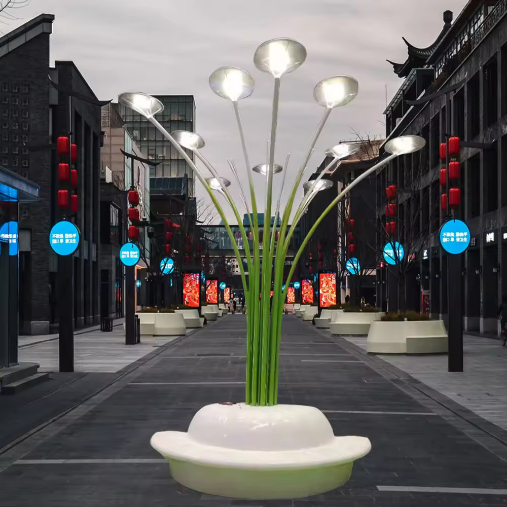 Chùm Cột Đèn ZALAA Trang Trí Chiếu Sáng Sân Vườn Dự Án Khu đô thị mới, Công viên, Khuôn viên..