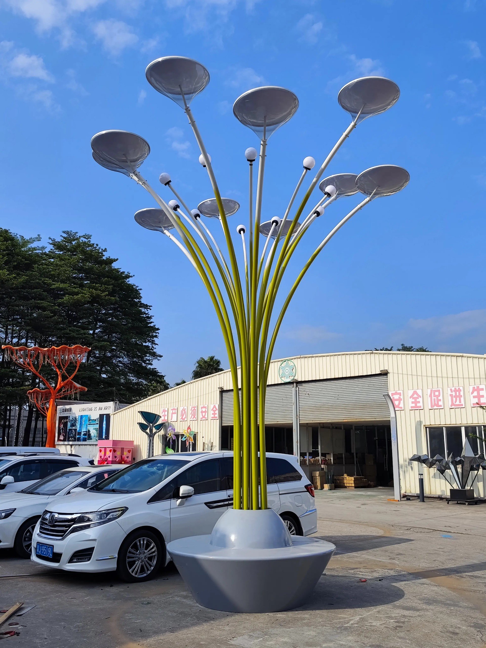 Chùm Cột Đèn ZALAA Trang Trí Chiếu Sáng Sân Vườn Dự Án Khu đô thị mới, Công viên, Khuôn viên..