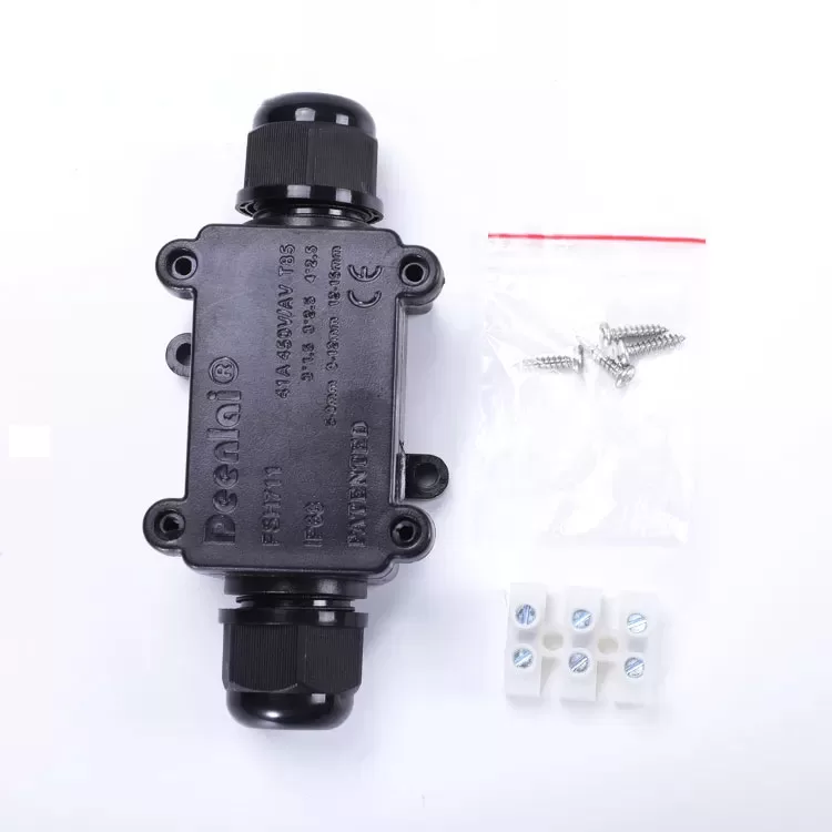 Hộp Chống Thấm Nước 2 Đầu Deenlai FSH711-2 Ngoài Trời IP68 - Linh kiện đèn led Zalaa