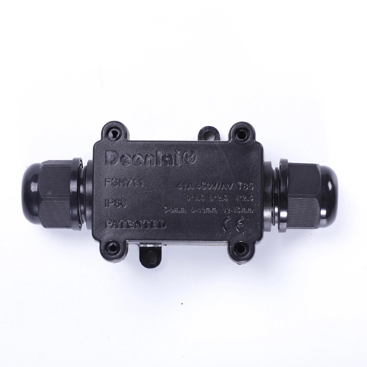 Hộp Chống Thấm Nước 2 Đầu Deenlai FSH711-2 Ngoài Trời IP68 - Linh kiện đèn led Zalaa