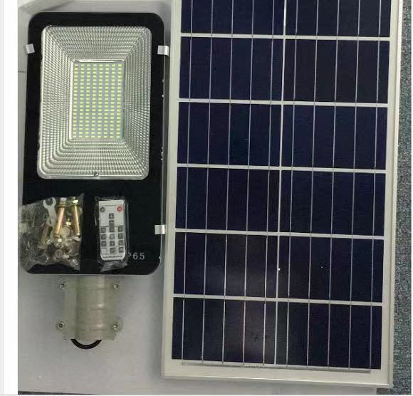 Đèn đường năng lượng mặt trời mẫu bàn chải 60w