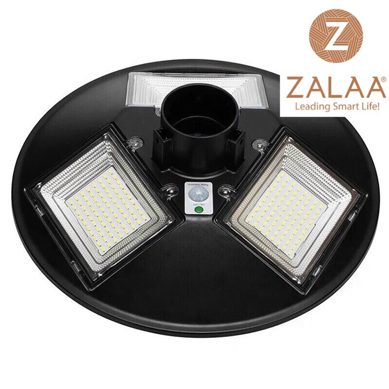 Đèn năng lượng mặt trời sân vườn ánh sáng vàng ZSUFO-150 Zalaa, công suất 150W
