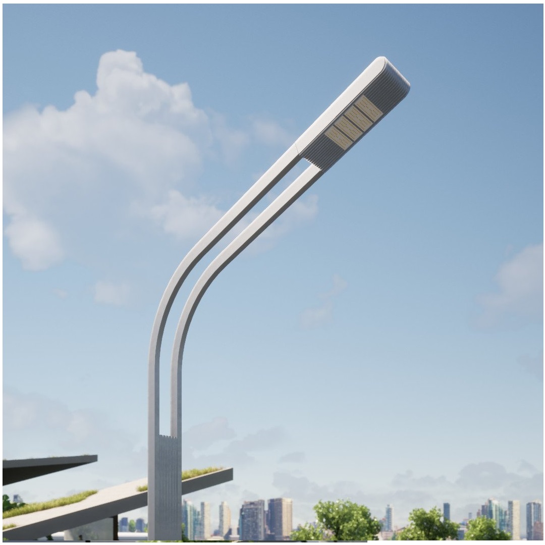 Cột Điện Thép ZALAA Cao 11M, Mạ Kẽm Nhúng Nóng Kiểu Mới Hiện Đại ZCD-H11-2023