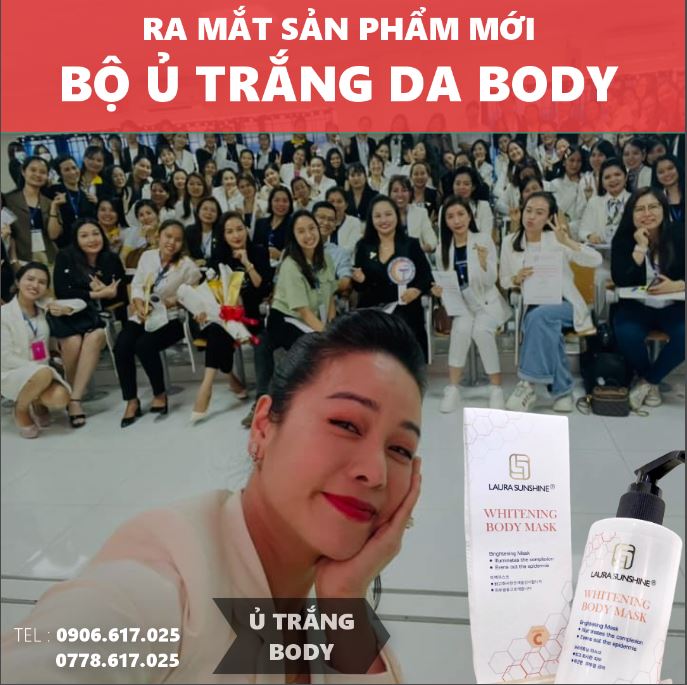 CHÍNH THỨC RA MẮT BỘ ĐÔI Ủ TRẮNG DA TẠI NHÀ LAURA SUNSHINE CHÍNH THỨC RA MẮT BỘ ĐÔI Ủ TRẮNG DA TẠI NHÀ LAURA SUNSHINE