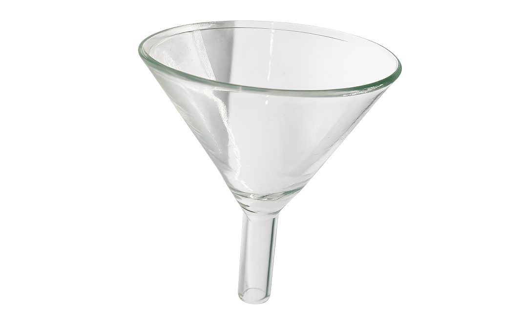 Phễu lọc thủy tinh cuống ngắn