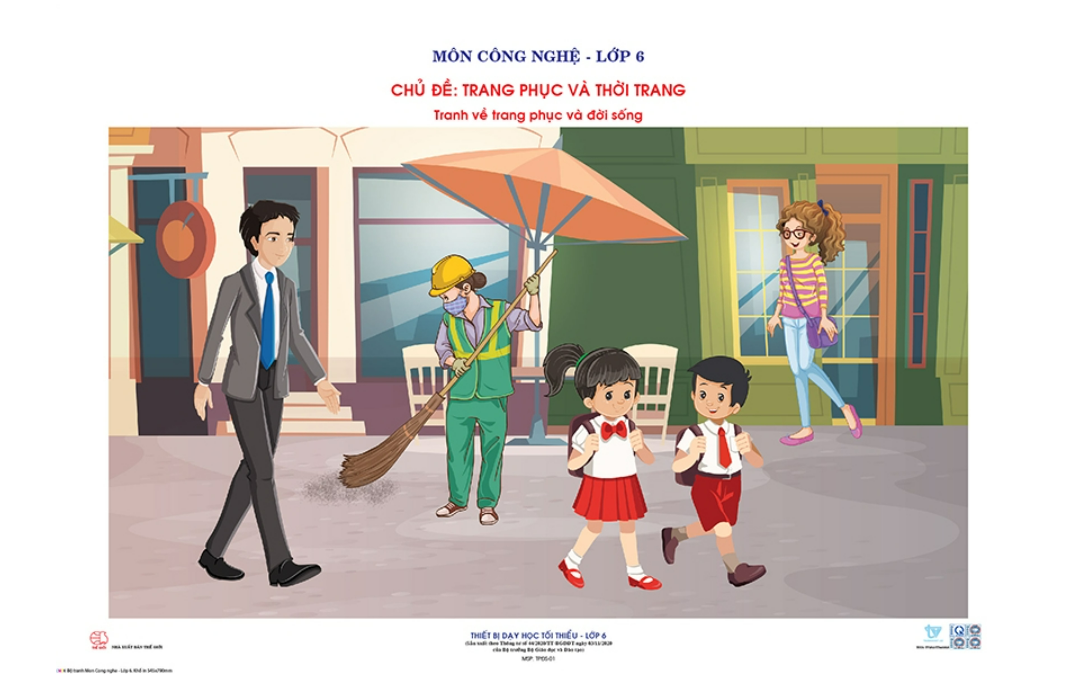 Trang phục và thời trang (3 tranh)