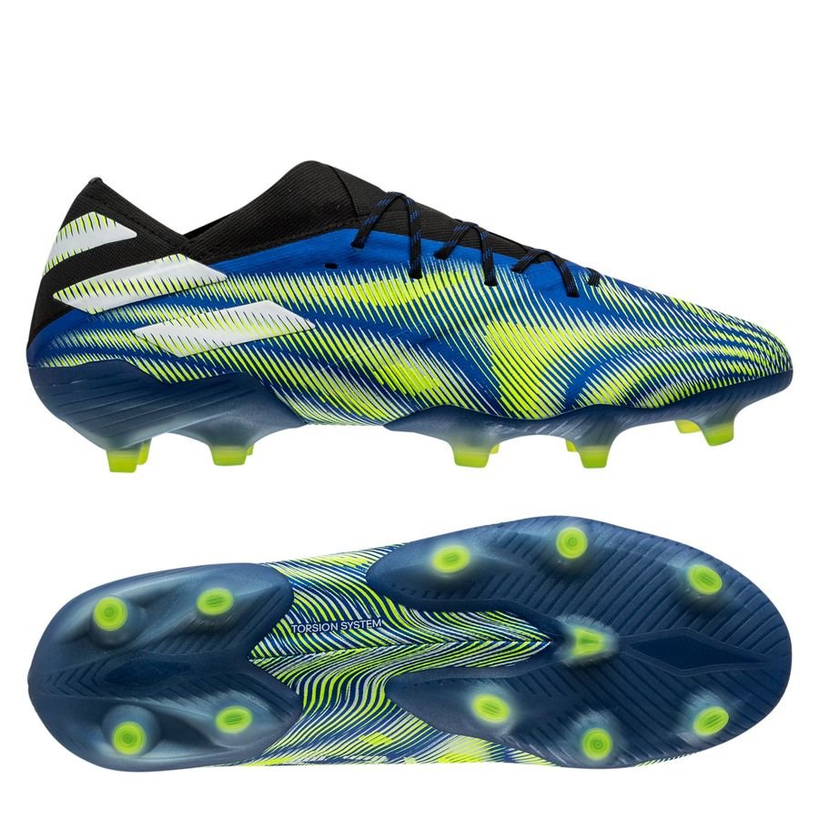 adidas Nemeziz .1 FG - Team Royal Blue/White/Solar Yellow - Firm Ground -  Mens Soccer Cleats