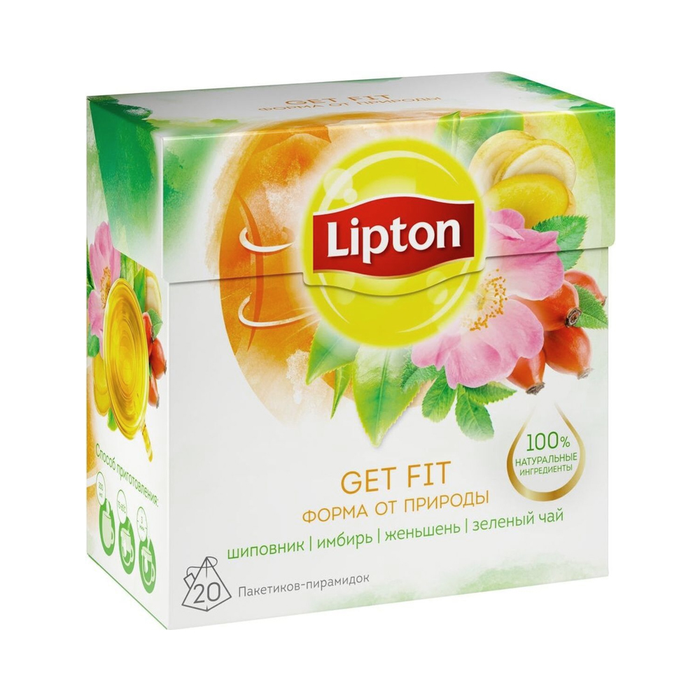 Trà xanh hỗ trợ giữ cân - Lipton Tea Tonics: Get Fit Green Tea