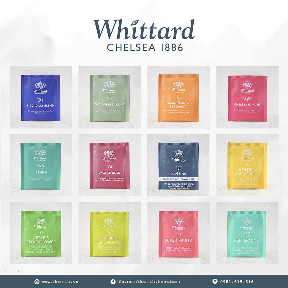 Set trà Whittard of Chelsea