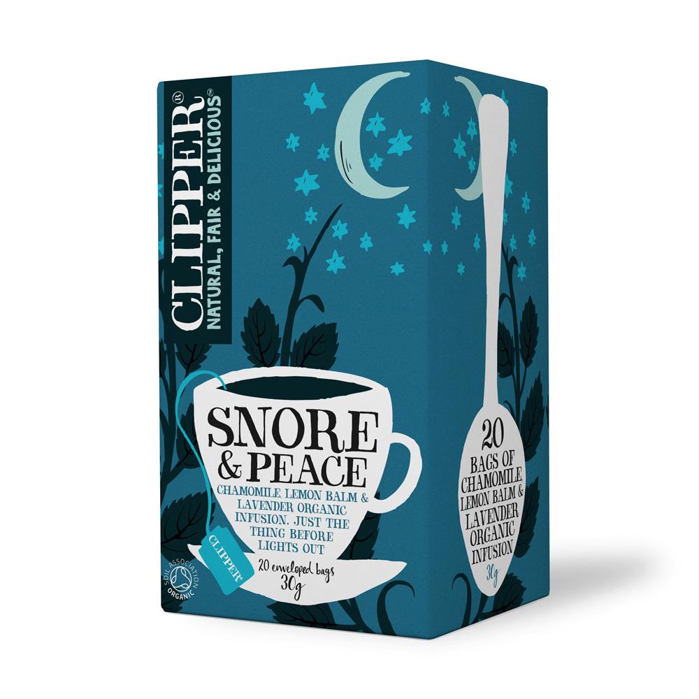 Trà thư giãn & ngủ ngon - Clipper Snore & Peace Organic Infusion