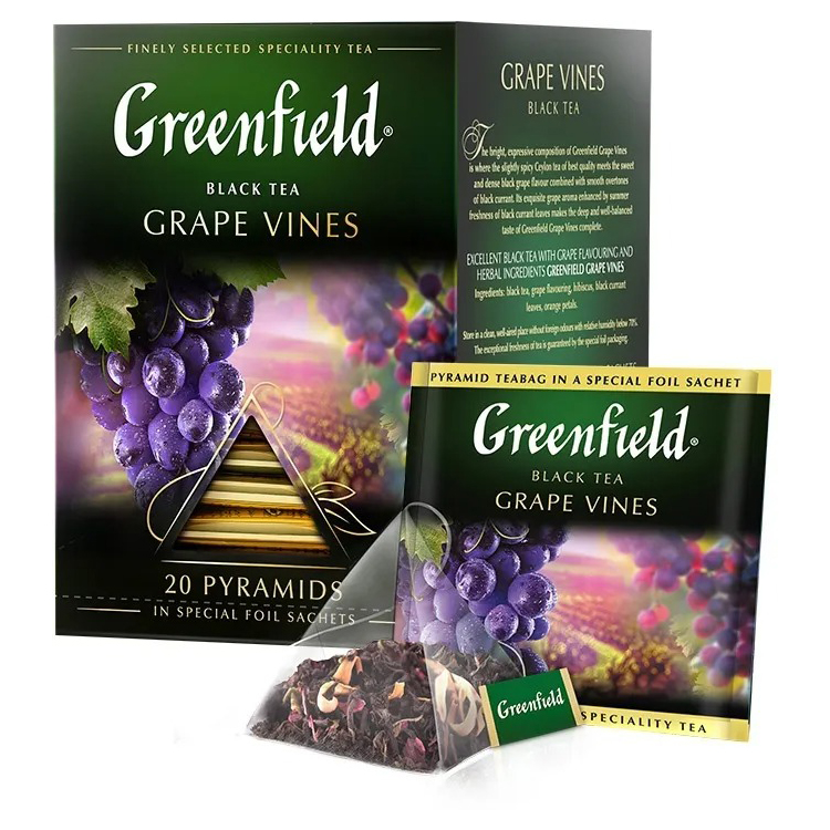 Trà đen hương nho - Greenfield Grape Vines
