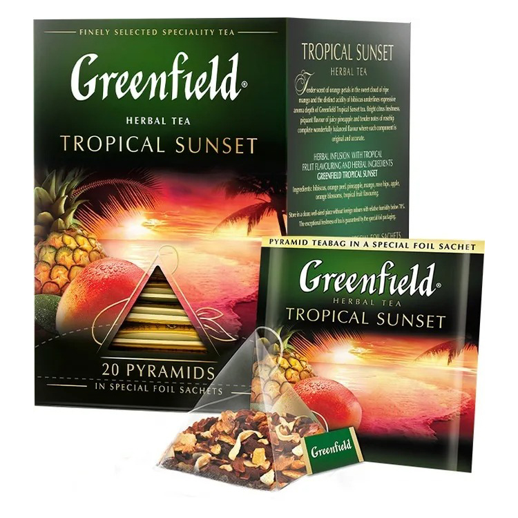 Trà trái cây nhiệt đới - Greenfield Tropical Sunset