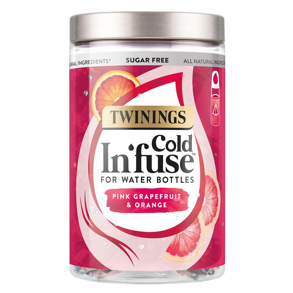 Trà bưởi đào & cam nhúng lạnh - Twinings Pink Grapefruit & Orange Cold Infuse