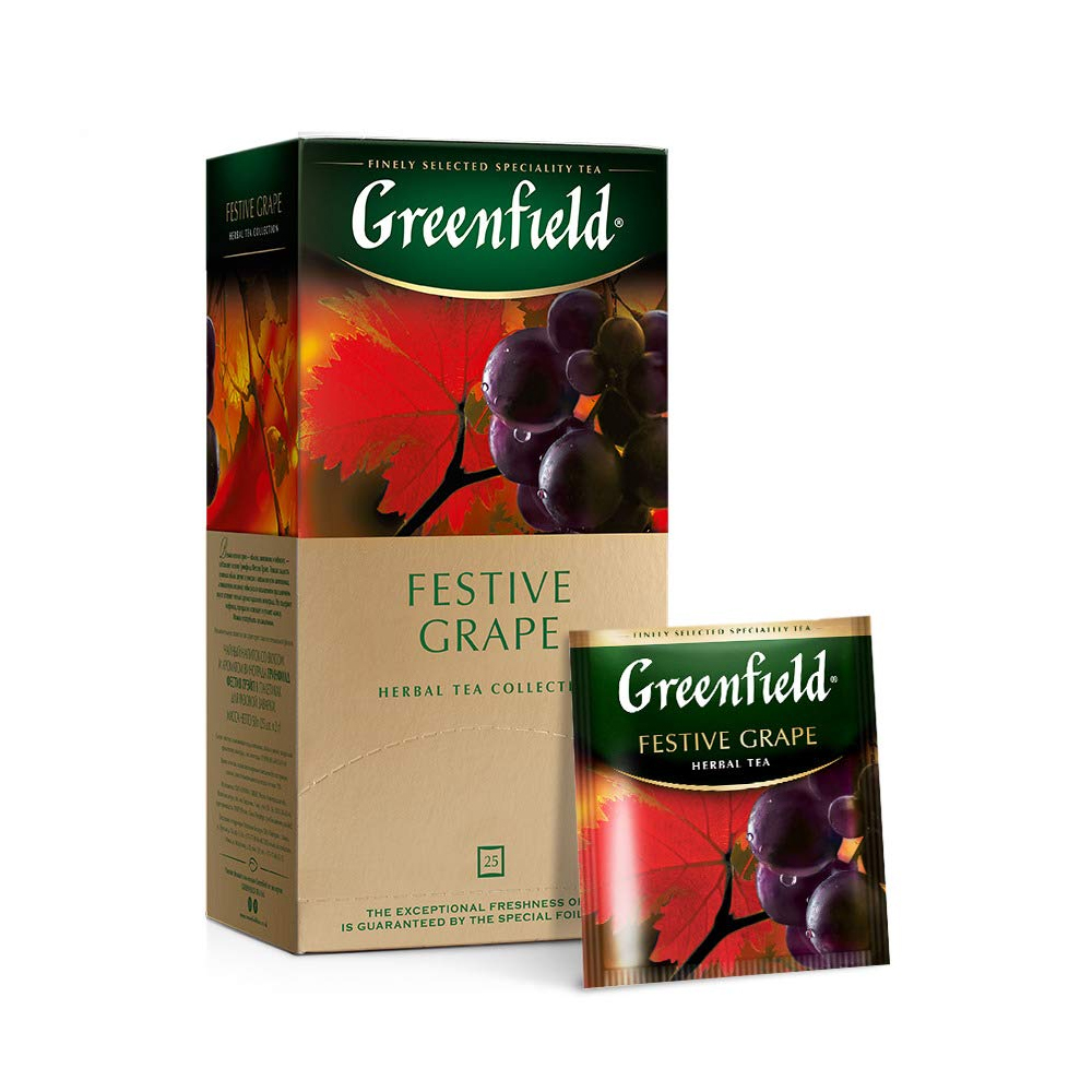 Trà thảo mộc nho - Greenfield Festive Grape