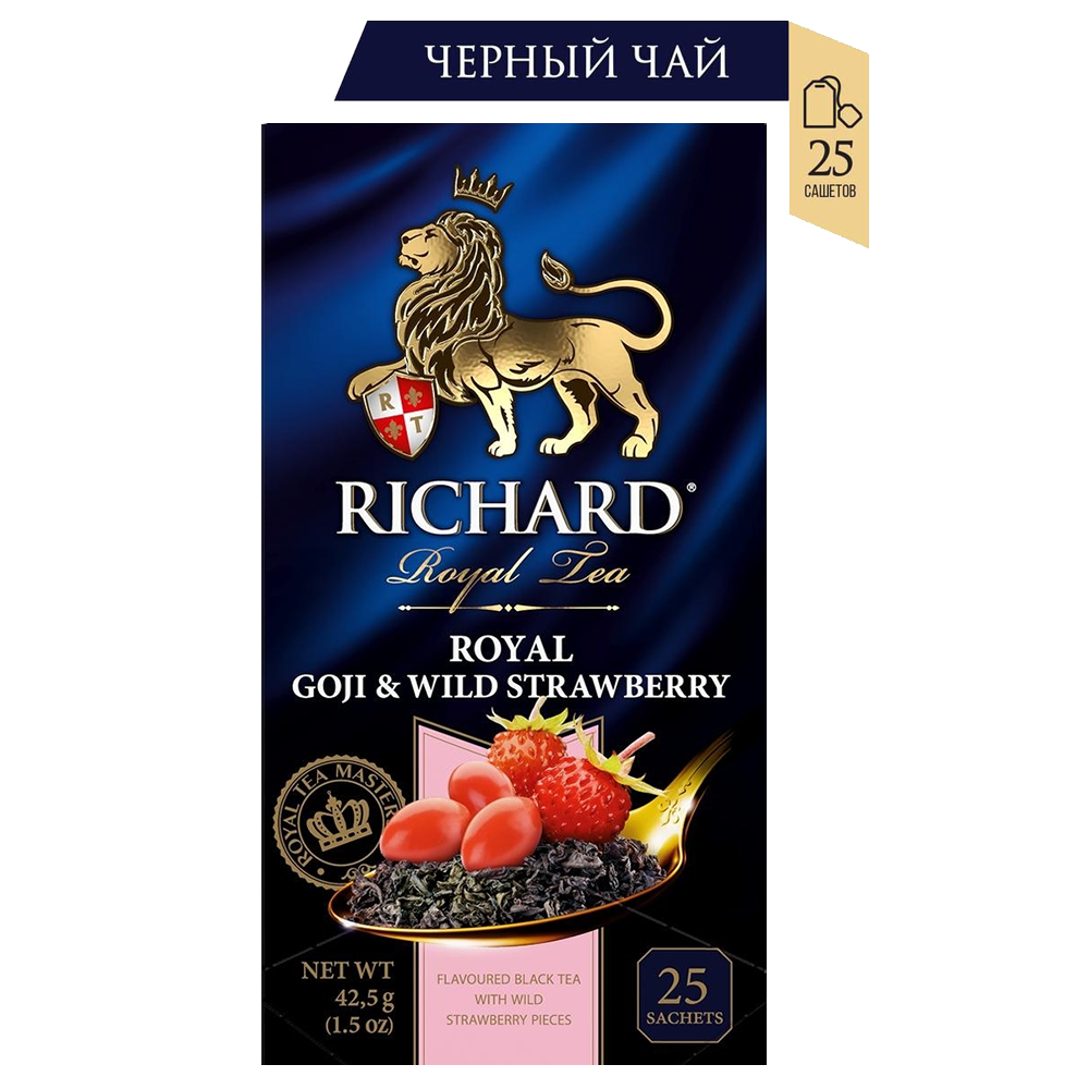 Trà đen hương dâu rừng & câu kỷ tử - Richard Royal Goji & Wild Strawberry
