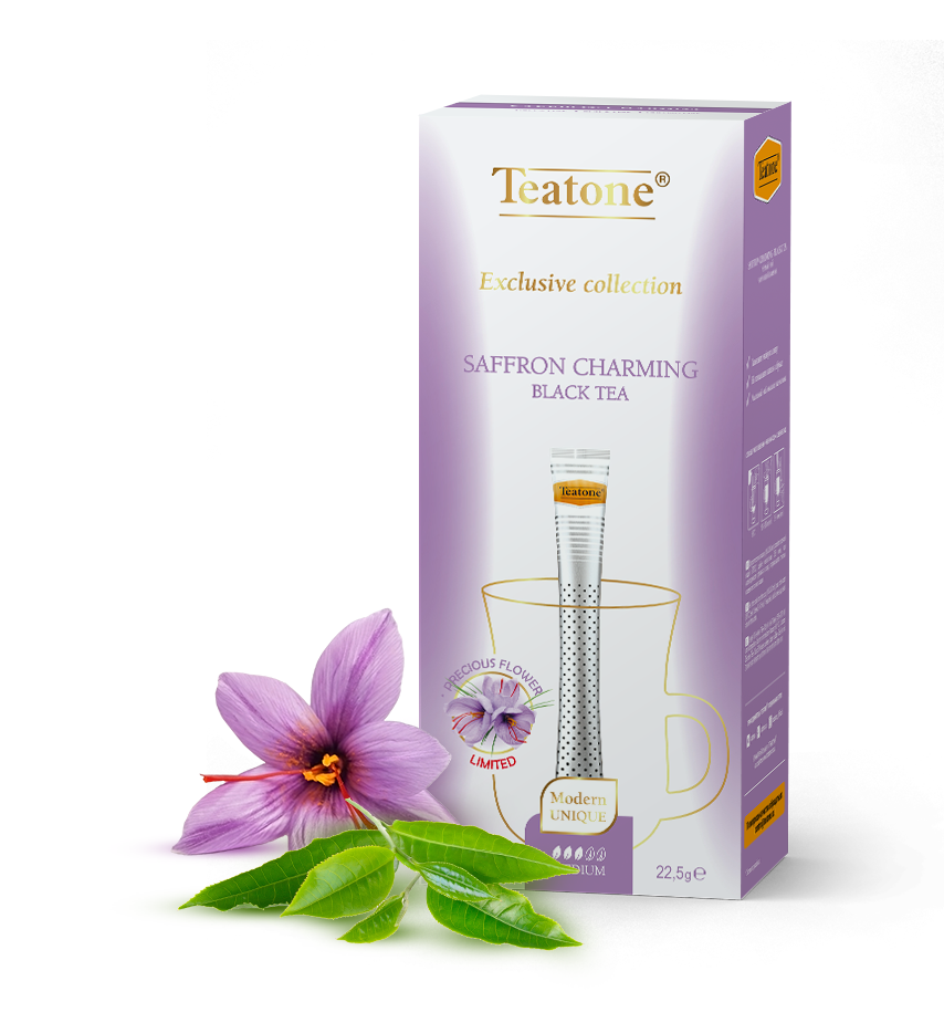 Trà đen hương hoa Nghệ Tây - Teatone Saffron Charming