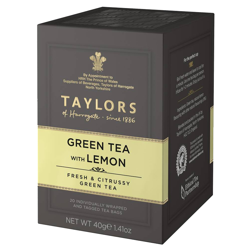 Trà xanh hương chanh - Taylors of Harrogate Greentea with Lemon