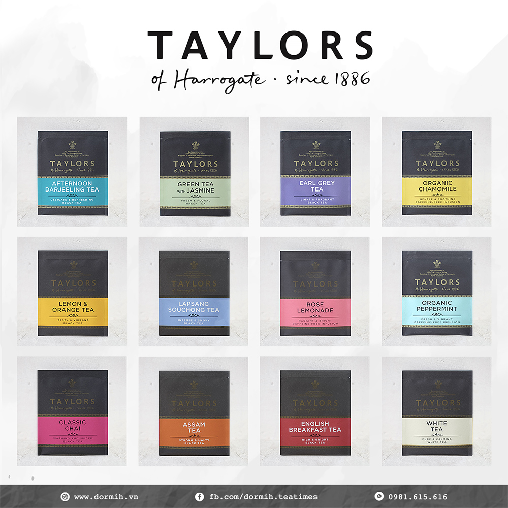 Set trà Taylors of Harrogate