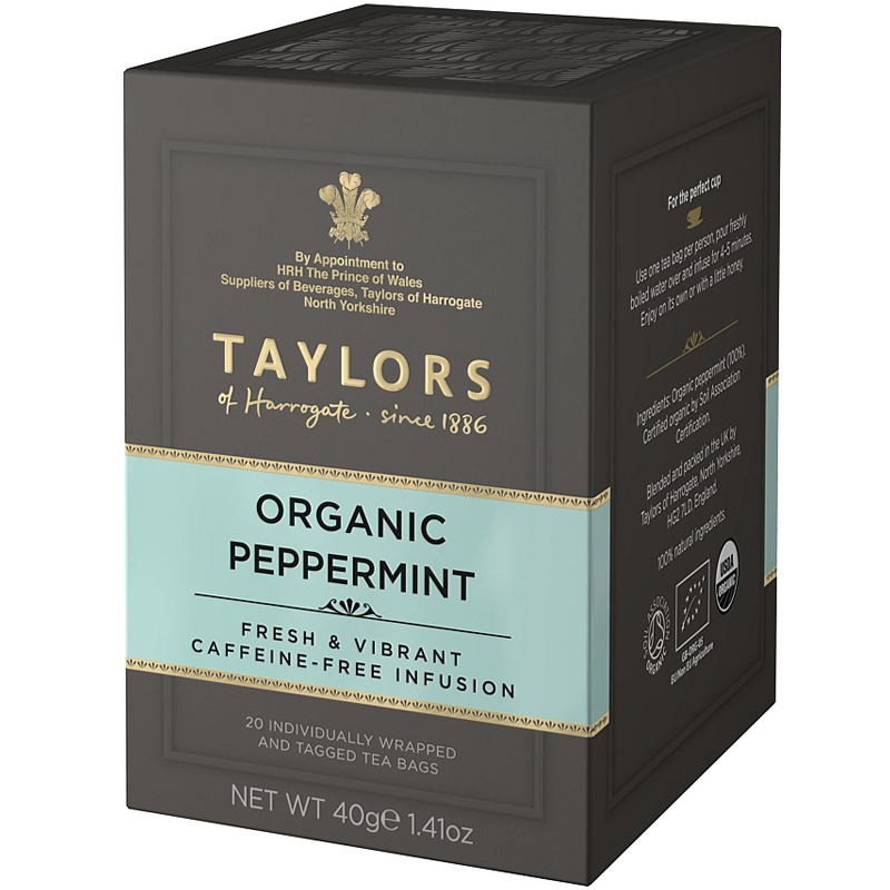 Trà bạc hà hữu cơ - Taylors of Harrogate Organic Peppermint