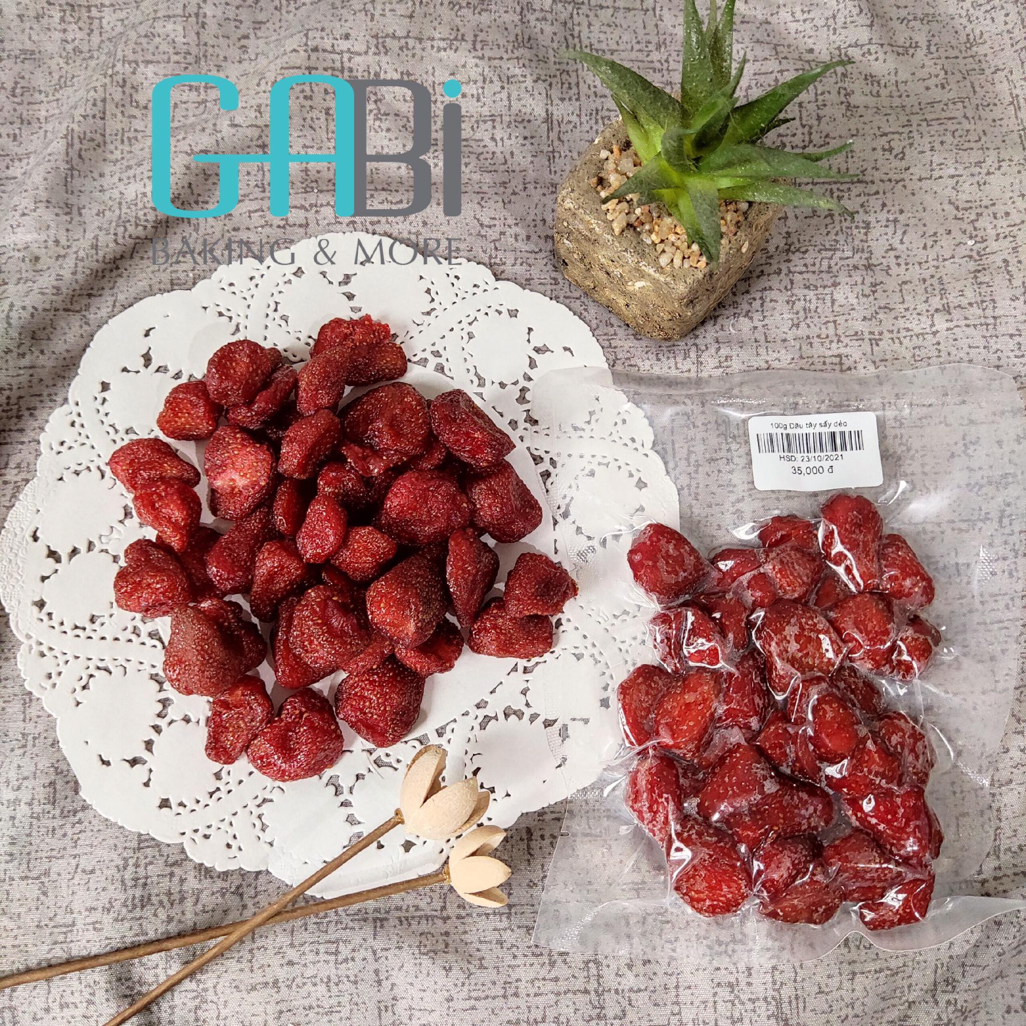 Dâu Tây Sấy Dẻo Gabi - Đồ Làm Bánh, Pha Chế & Dụng Cụ Nhà Bếp