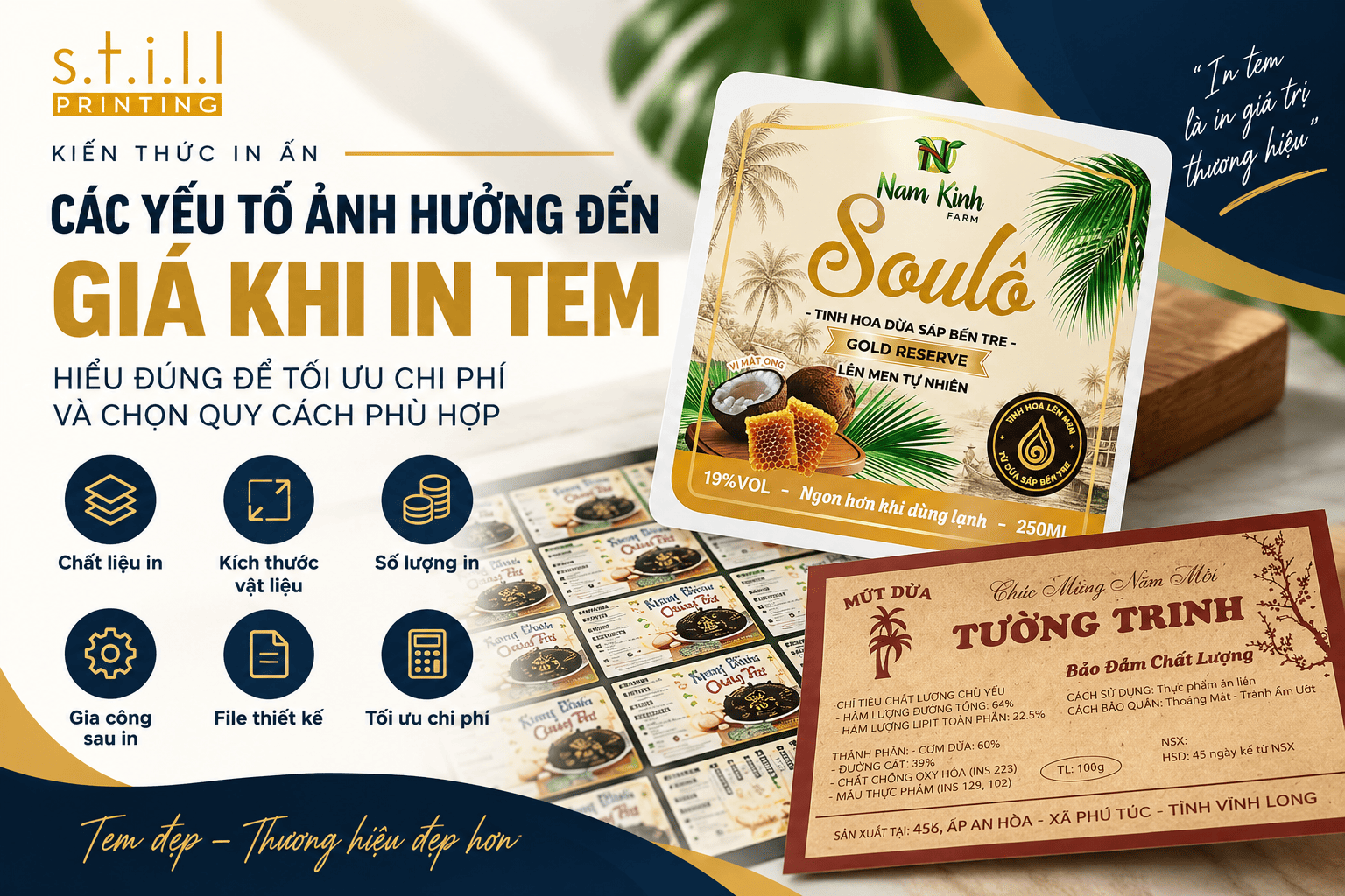 Các Yếu Tố Ảnh Hưởng Đến Giá Khi In Tem Nhãn Decal?