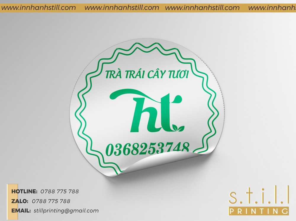 In Tem Decal Trong Trái Cây Tươi HT