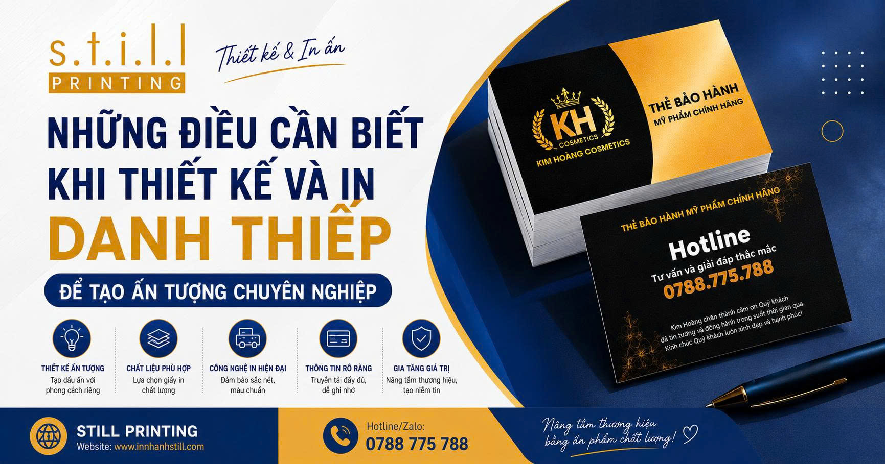 Những Điều Cần Biết Khi Thiết Kế Và In Danh Thiếp Để Tạo Ấn Tượng Chuyên Nghiệp
