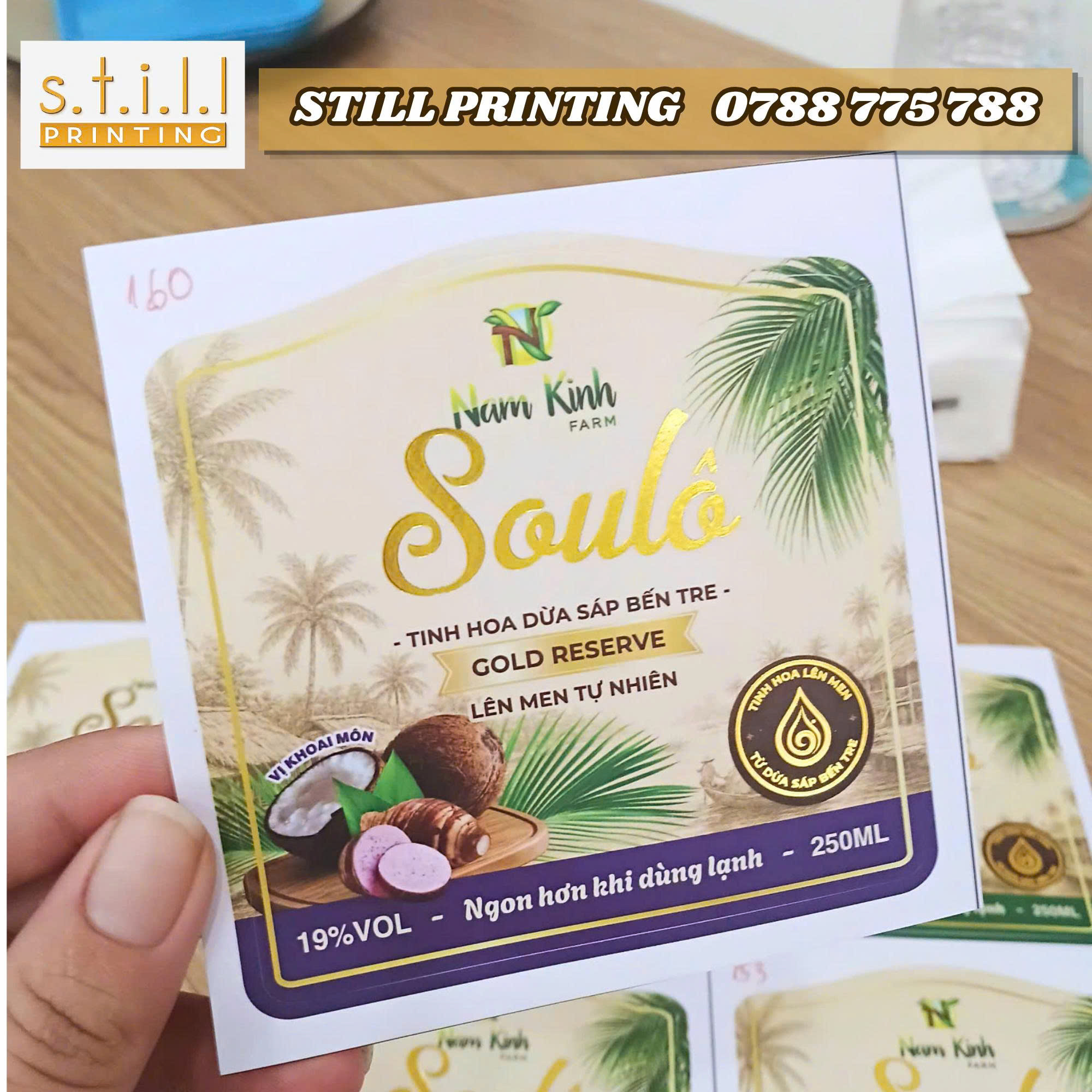 In Tem Nhãn Decal Ép Kim Giá Rẻ Tại Bến Tre – Still Printing