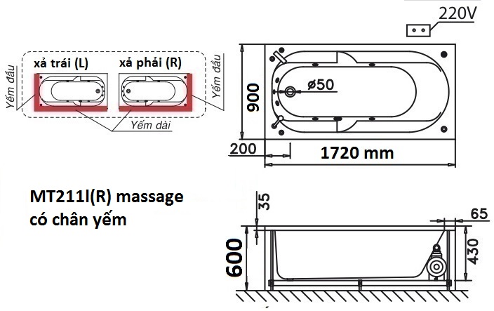 Lưu ý khi đặt hàng bồn tắm Caesar