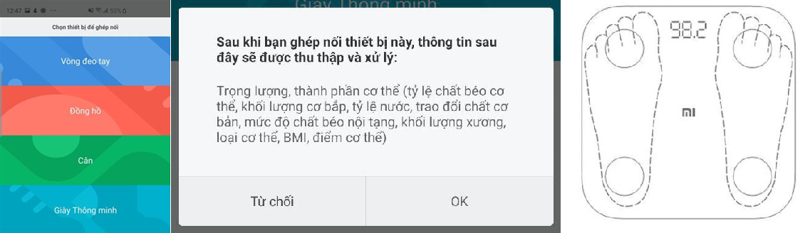 Hướng dẫn sử dụng cân thông minh Xiaomi