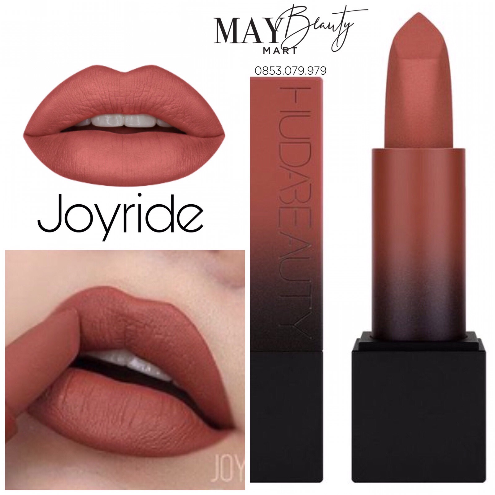 Son Huda Power Bullet Matte - Màu Joy 