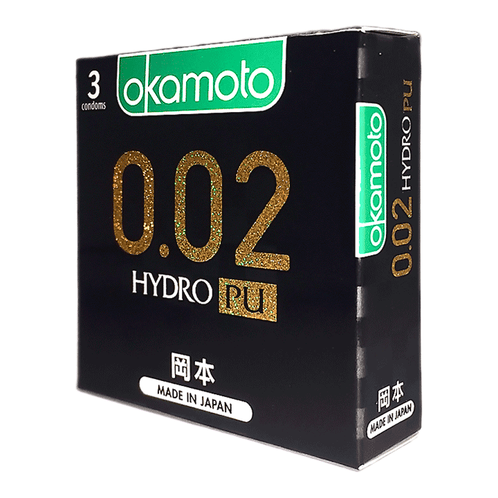 Bao cao su Okamoto HYDRO PU 0.02 Nhật Bản