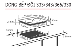 Bếp Điện Từ Chefs EH-MIX343 - 2